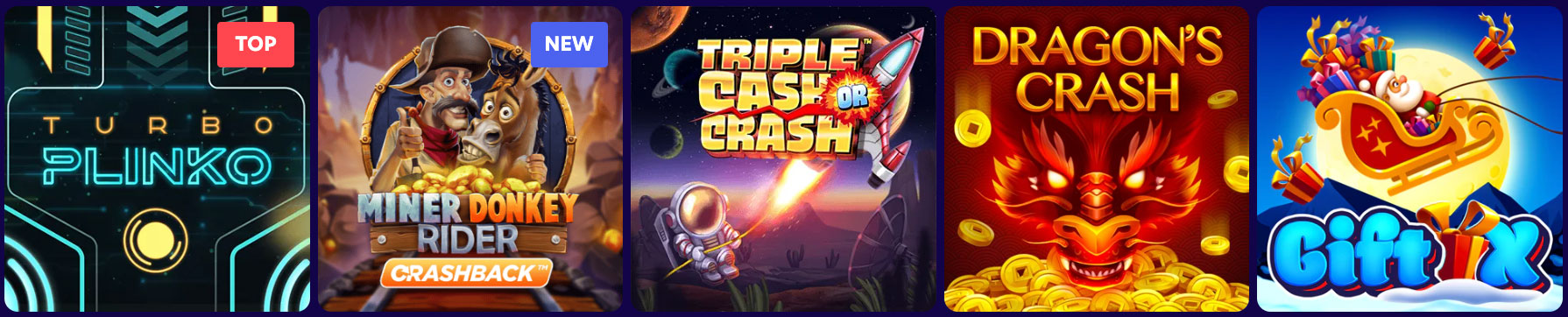 Evospin Casino Crash-Spiele