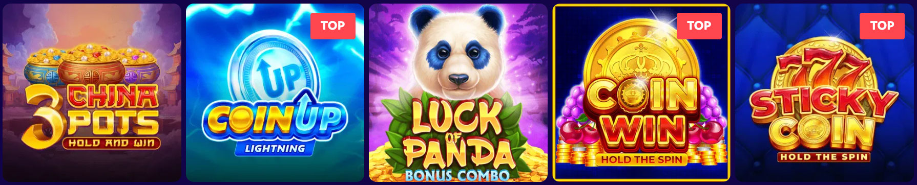 Evospin Casino Jackpot-Spiele